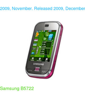 Samsung B5722
