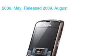 Samsung B7320 OmniaPRO