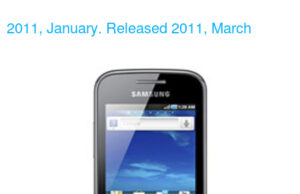 Samsung Galaxy Gio S5660