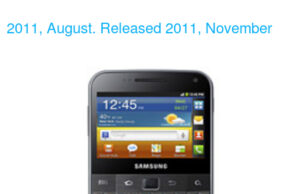 Samsung Galaxy M Pro B7800