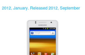 Samsung Galaxy M Style M340S