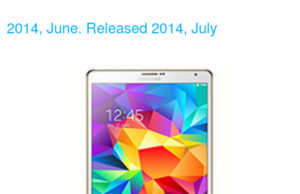 Samsung Galaxy Tab S 8.4 LTE