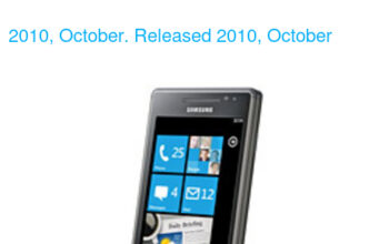 Samsung I8700 Omnia 7