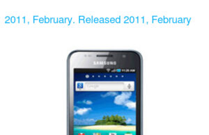 Samsung I9003 Galaxy SL