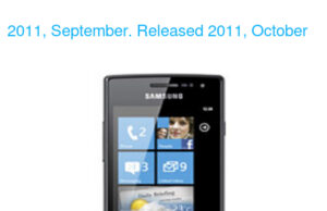 Samsung Omnia W I8350