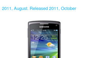 Samsung S8600 Wave 3